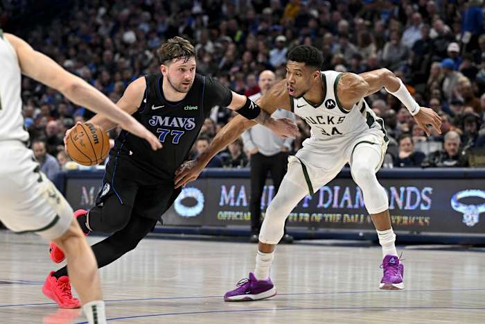 Giannis Antetokounmpo, Milwaukee Bucks, Luka Doncic, Dallas Mavericks